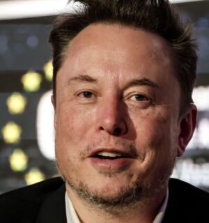 Photo shows billionaire Elon Musk