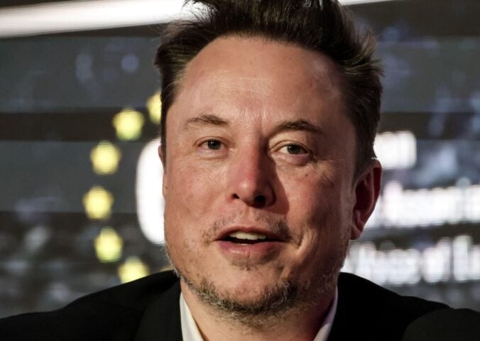 Photo shows billionaire Elon Musk