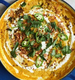 10 spicy vegan dinner recipes including this spicy red lentil dahl