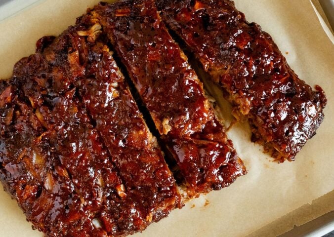 the best vegan ribs made from jackfruit and vegan ground beef
