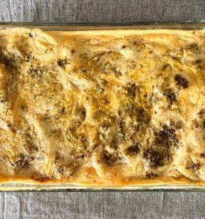 A completely vegan and dairy-free lasagna verde