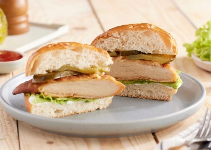 Demolish Foods chicken sandwich