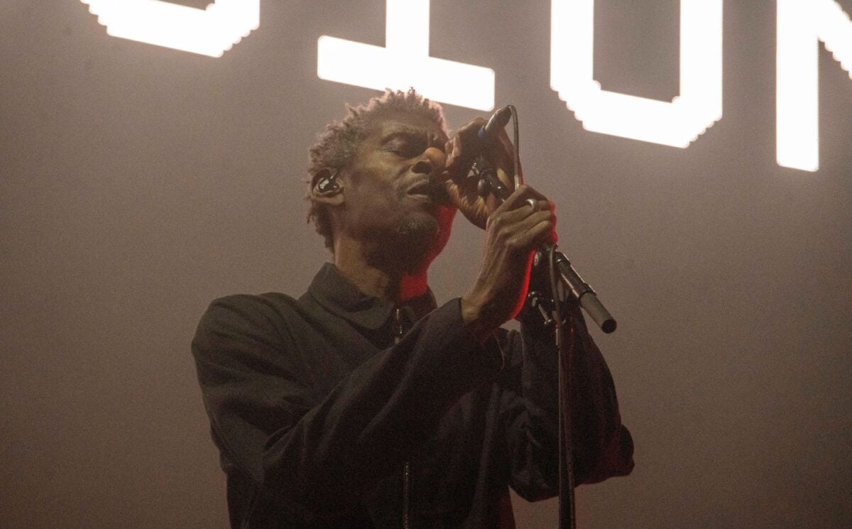 Massive Attack perform at the plant-based festival Act 1.5 in Bristol in August 2024