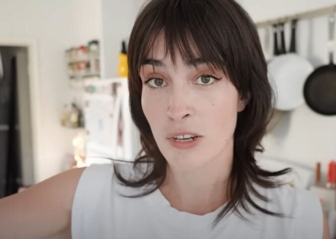 Vegan recipe developer Merle O'Neal in a still from her YouTube channel