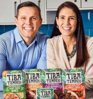 Tiba Tempeh founders Ross and Alexandra Longton
