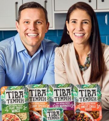 Tiba Tempeh founders Ross and Alexandra Longton