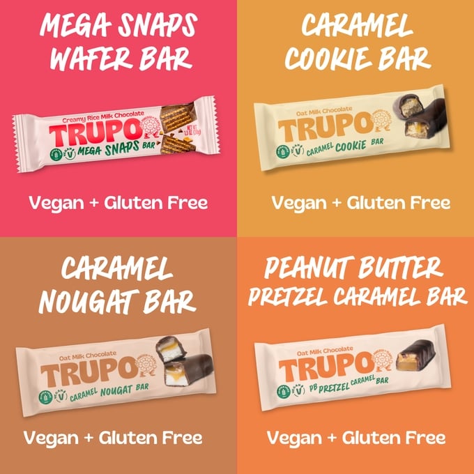 A selection of Trupo Treats bars