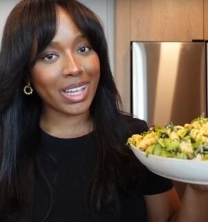 Shakayla Felice made the viral chili crisp Caesar pasta salad