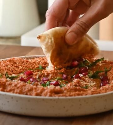 Muhammara dip, an alternative to hummus