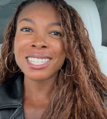 Jenne Claiborne showing us vegan shopping deals