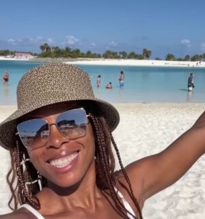 Plant-based YouTuber Jenné Claiborne on a vegan cruise