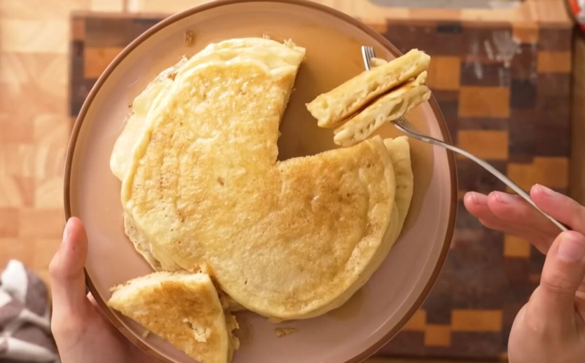 the viral tofu pancakes from TikTok made by Merle