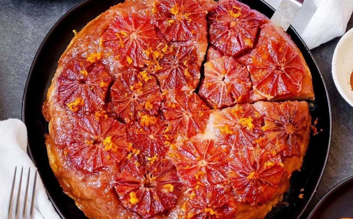 blood orange upside down cake for vegan cakes to make this weekend