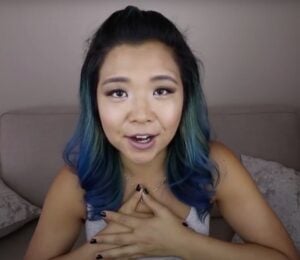 Vegan recipe developer Rose Lee in a still from her video on vegan food hacks