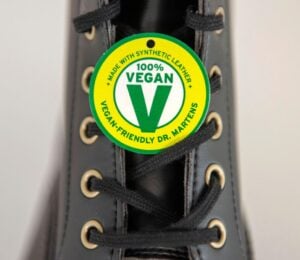 Vegan Doc Martens made with a vegan leather alternative