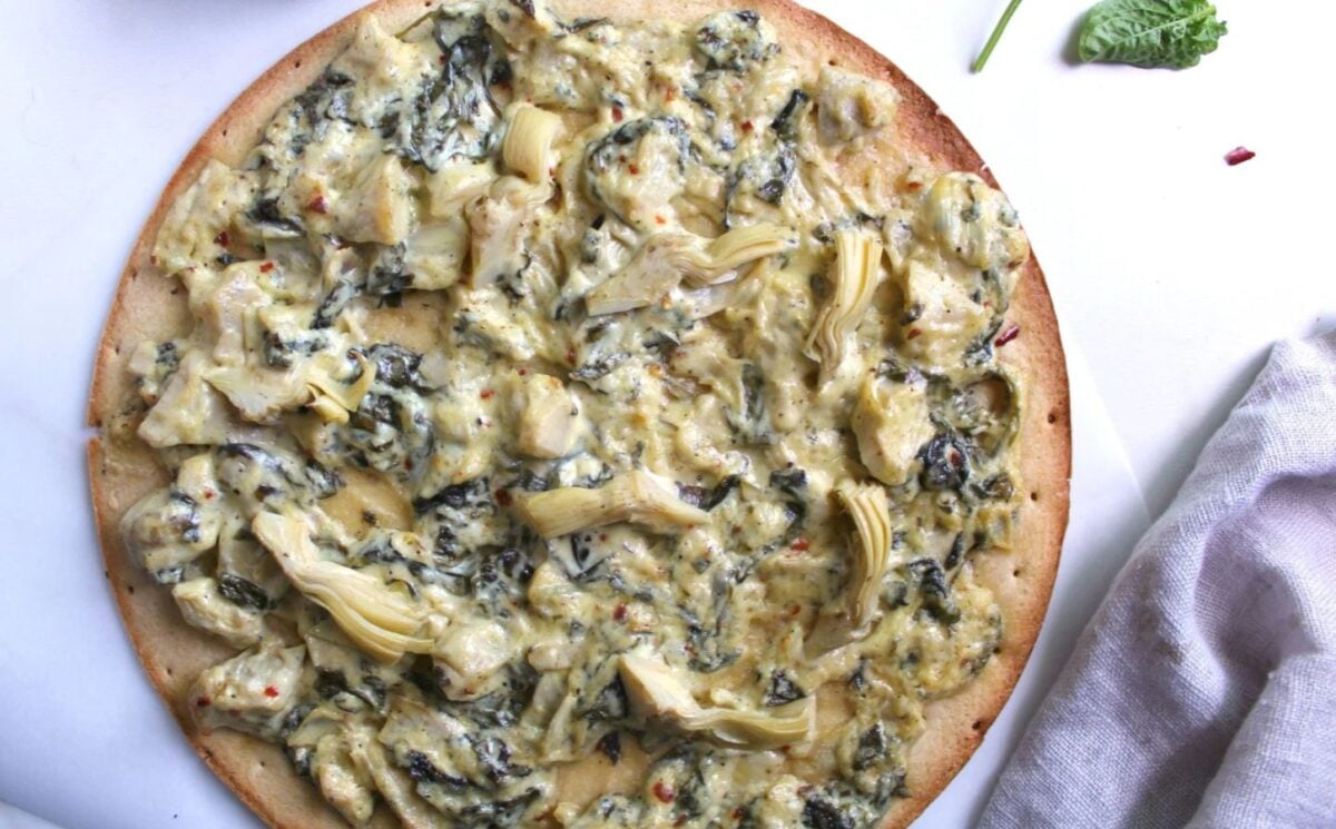 spinach artichoke pizza for vegan pizza recipes