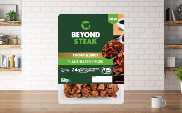 A packet of Beyond Steak, which has just launched at Tesco