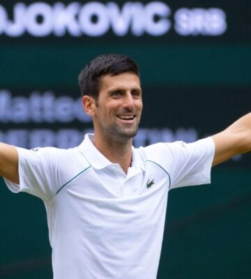 Plant-based tennis star Novak Djokovic