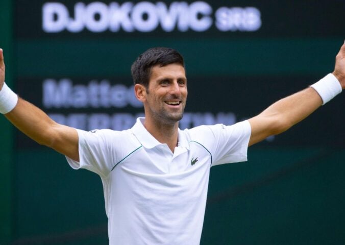 Plant-based tennis star Novak Djokovic