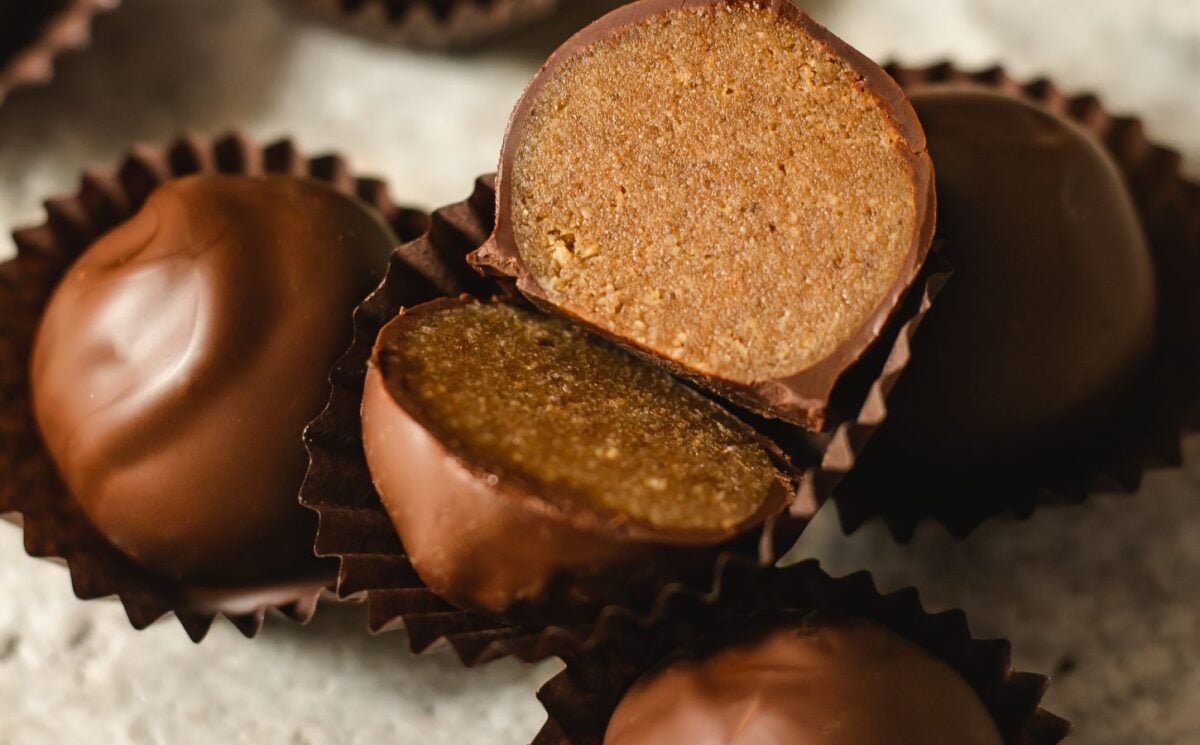 vegan espresso marzipan raw truffles with rose water and almond extract