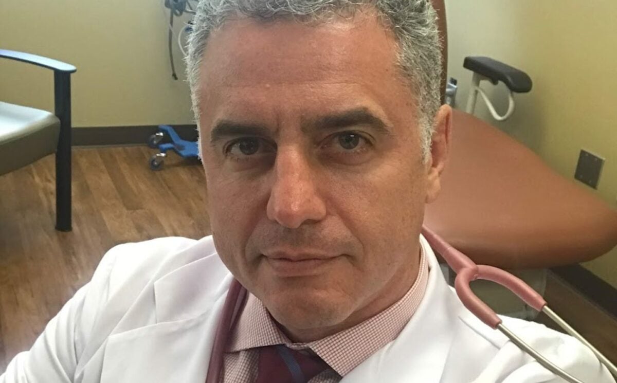 A selfie from vegan doctor Dr Garth Davis, who recently explained why some people quit plant-based diets