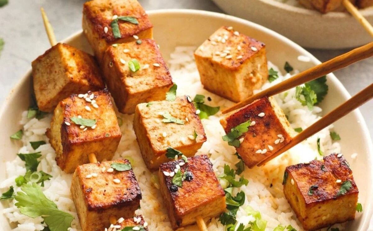 tofu skewers for vegan savory peanut butter recipes