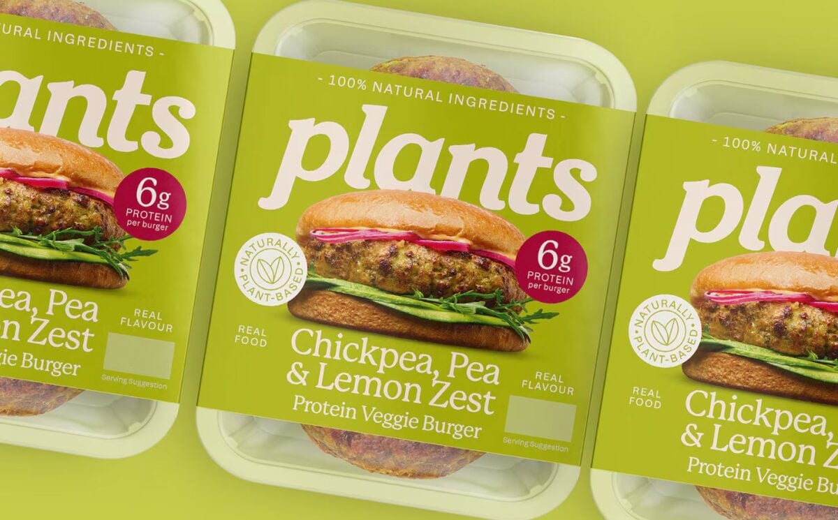 Three packs of Plants chickpea burgers