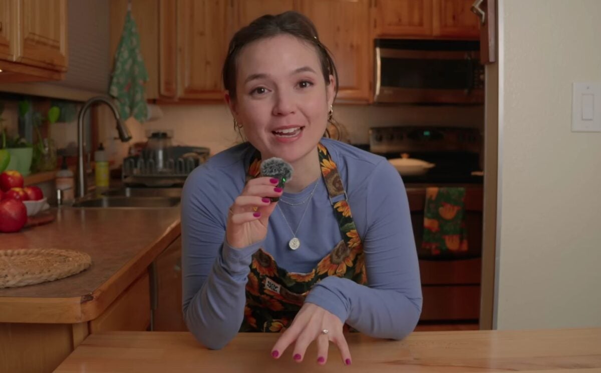 Sarah Sullivan talking about budget-friendly vegan meals