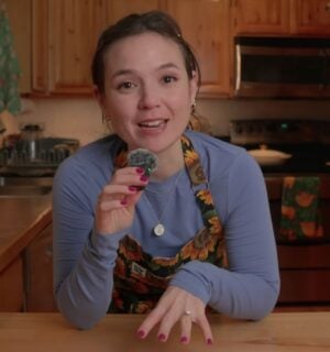 Sarah Sullivan talking about budget-friendly vegan meals