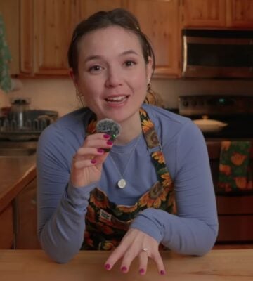 Sarah Sullivan talking about budget-friendly vegan meals