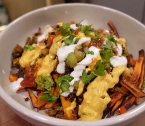 A vegan dinner recipe by plant-based YouTuber Shakayla Felice