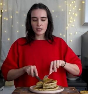 Merle O'Neal trying our viral high-protein breakfasts from TikTok