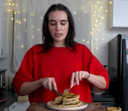Merle O'Neal trying our viral high-protein breakfasts from TikTok