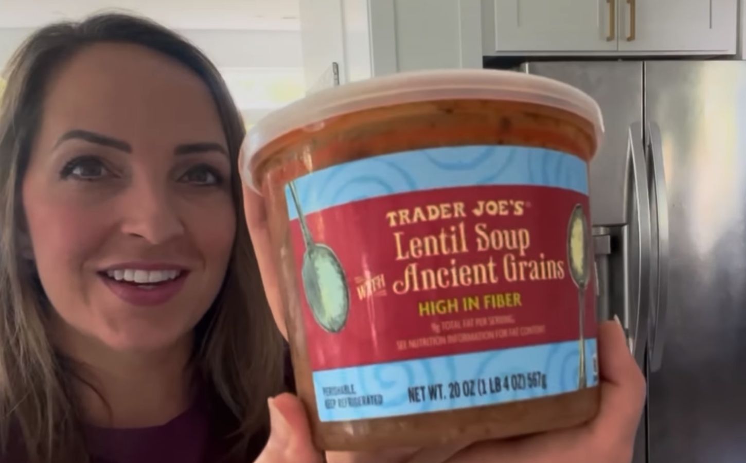 Alisia Essig showing 16 vegan Trader Joe's meals