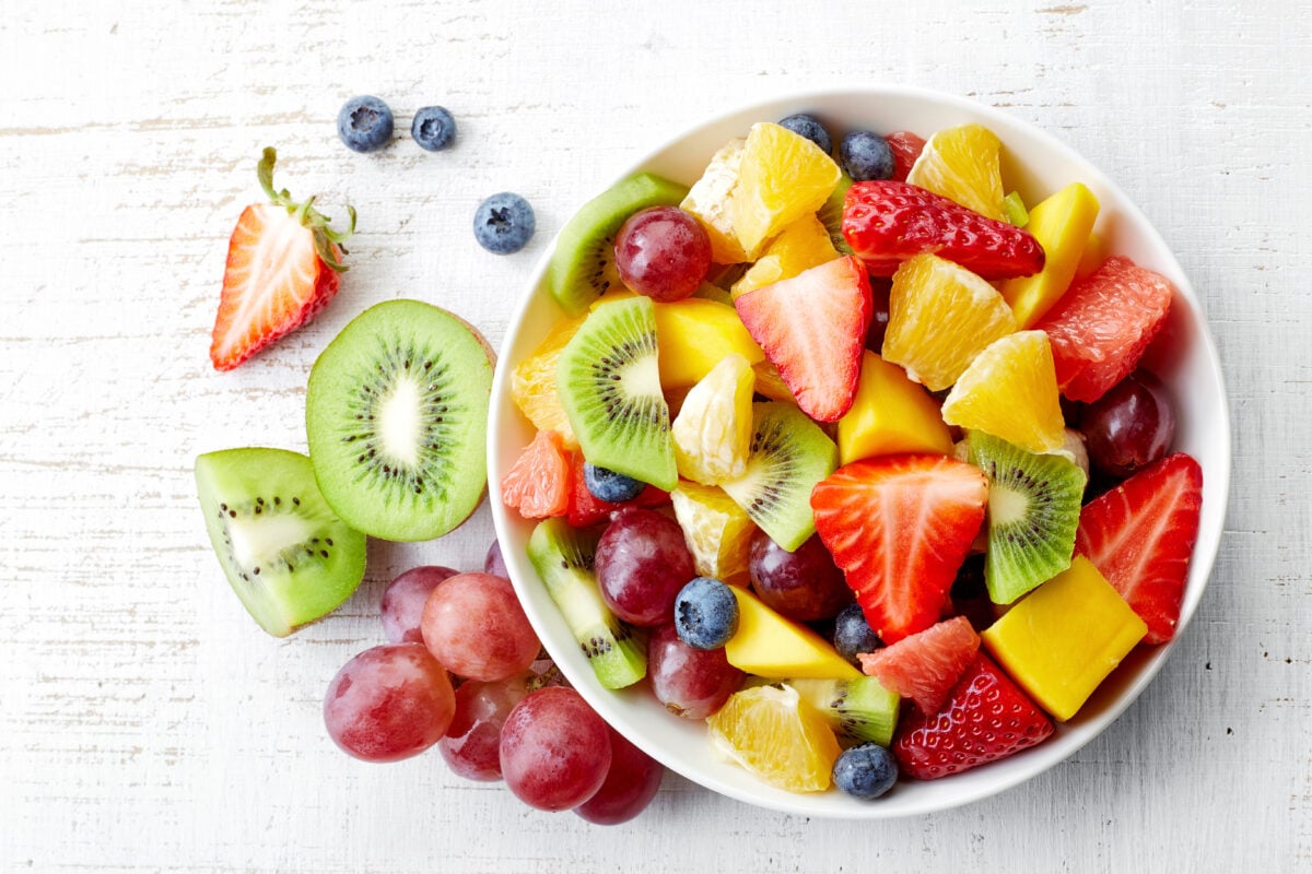 A fruit-based sugar diet plate