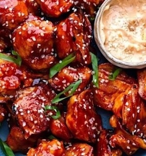 cauliflower wings with gochujang for Korean-inspired vegan recipes