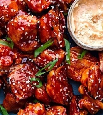 cauliflower wings with gochujang for Korean-inspired vegan recipes