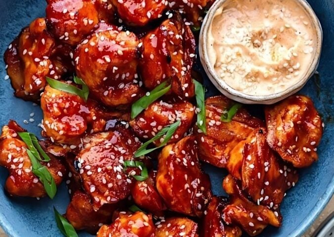 cauliflower wings with gochujang for Korean-inspired vegan recipes