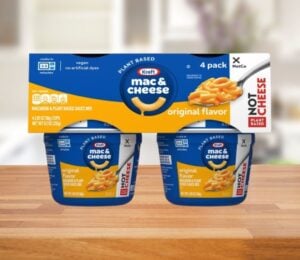 A selection of mac and cheese pots from Kraft Heinz