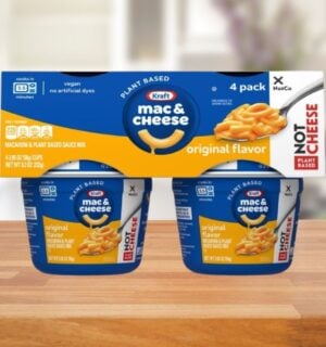 A selection of mac and cheese pots from Kraft Heinz