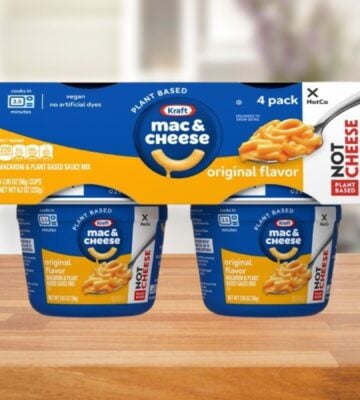 A selection of mac and cheese pots from Kraft Heinz