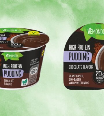 Two high-protein chocolate pudding pots from Lidl UK