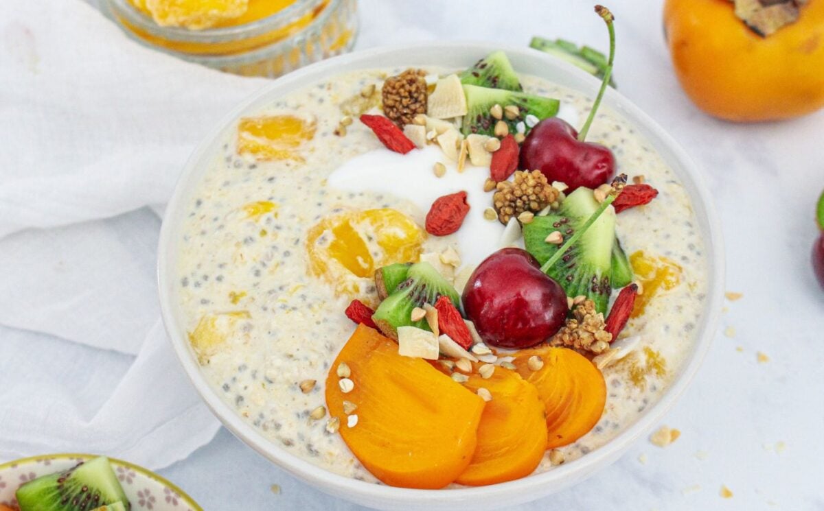 mango and coconut vegan overnight oats recipes