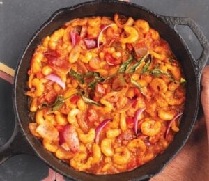 no shrimp curry with Mauritian curry powder