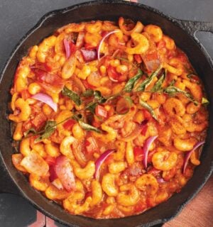 no shrimp curry with Mauritian curry powder