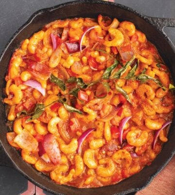 no shrimp curry with Mauritian curry powder