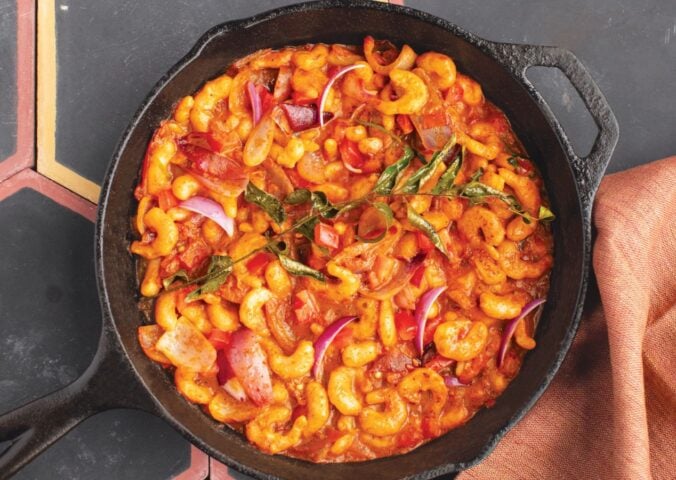 no shrimp curry with Mauritian curry powder