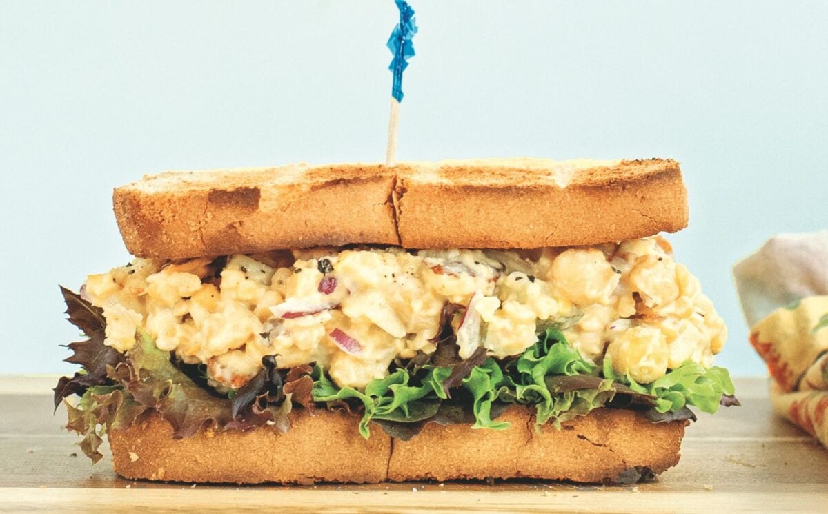 one-dish chickpea 'tuna' salad sandwich filling