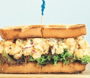one-dish chickpea 'tuna' salad sandwich filling