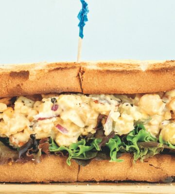 one-dish chickpea 'tuna' salad sandwich filling